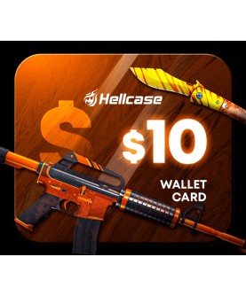 Hellcase.com 10 USD Wallet Card Code Key GLOBAL